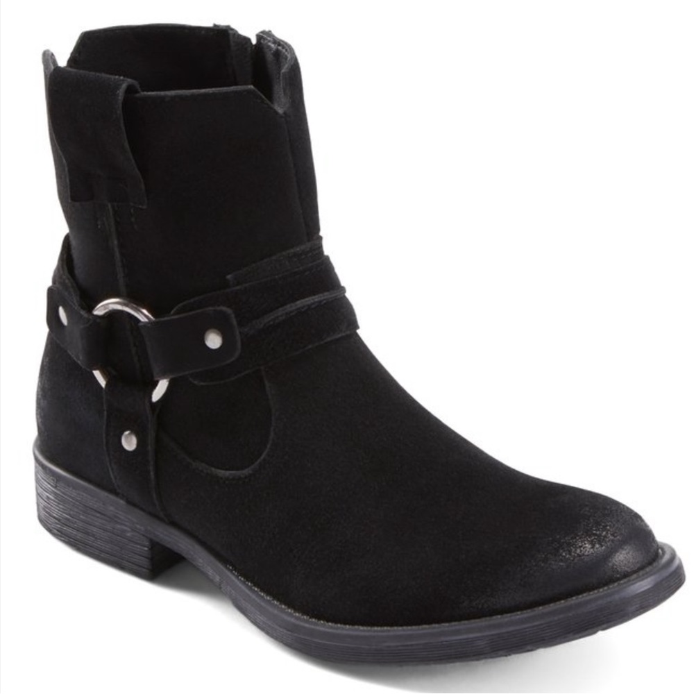 Earth | Suede Ankle Boots with Stirrup Detail - Wide 🌺 - Picture 2 of 15